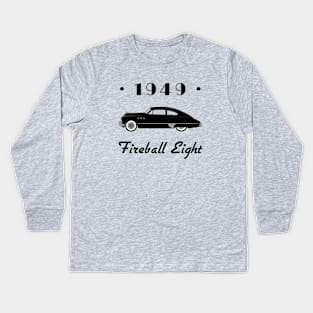 1949 Fireball Eight - basic black Kids Long Sleeve T-Shirt